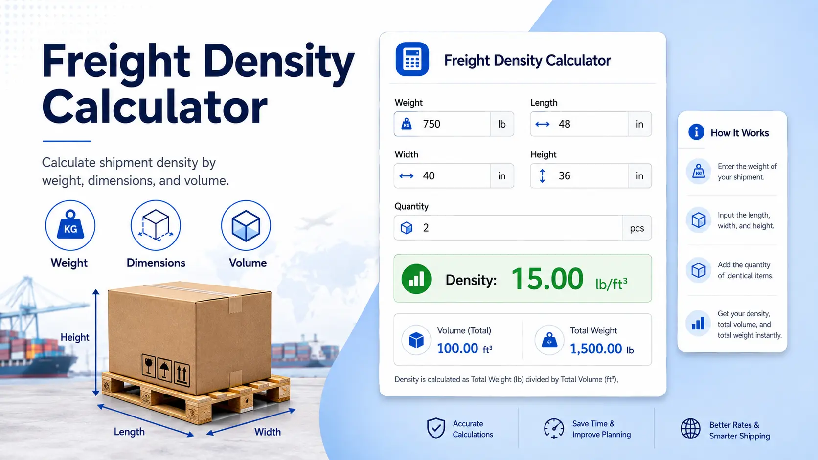 Freight Density Calculator