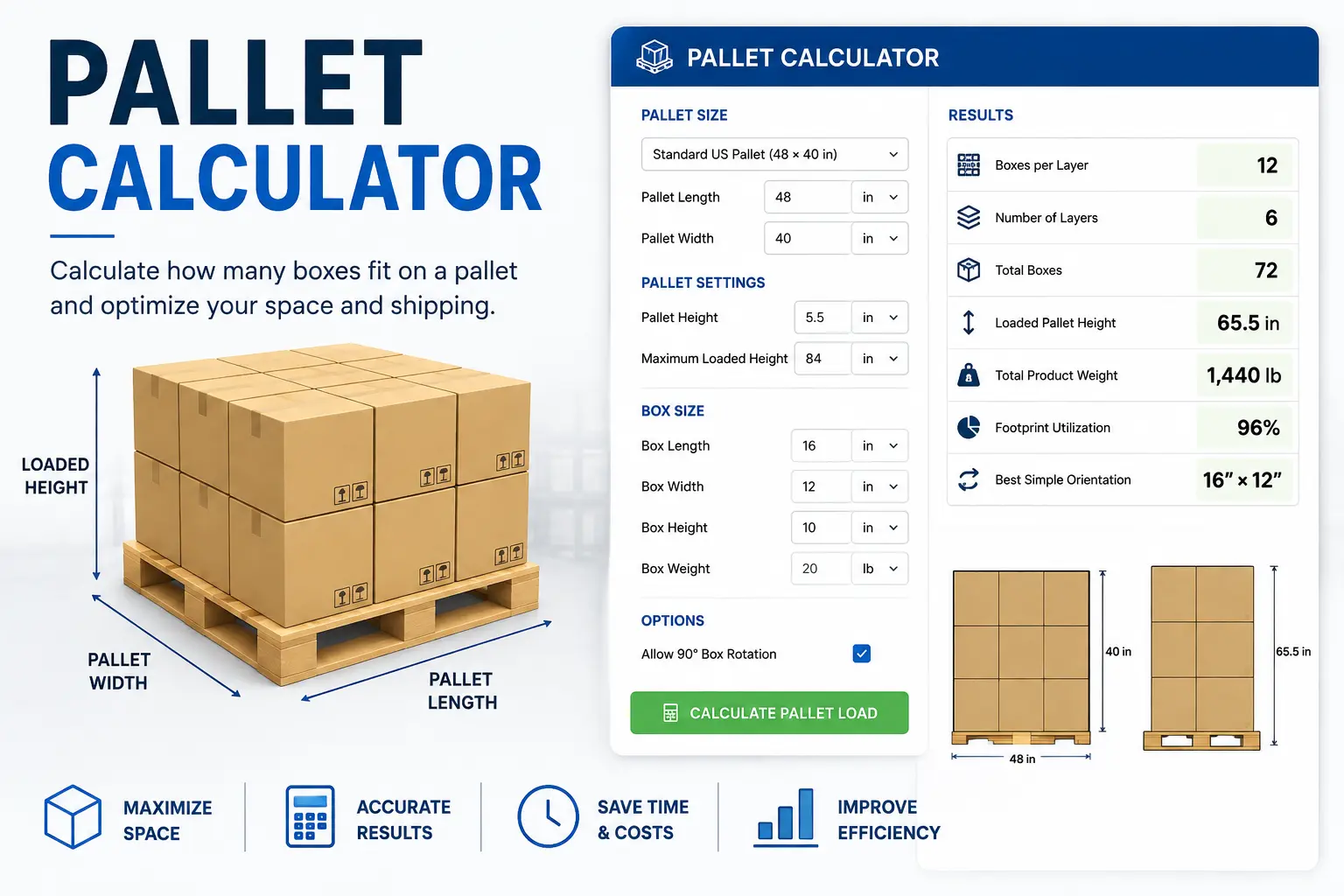 Pallet Calculator